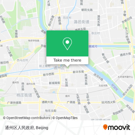 通州区人民政府 map