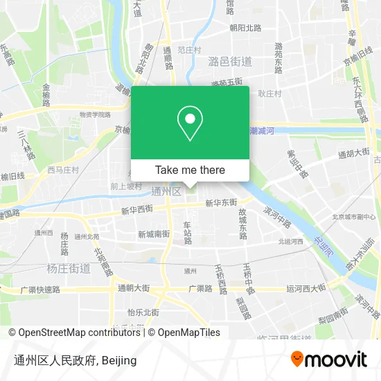 通州区人民政府 map