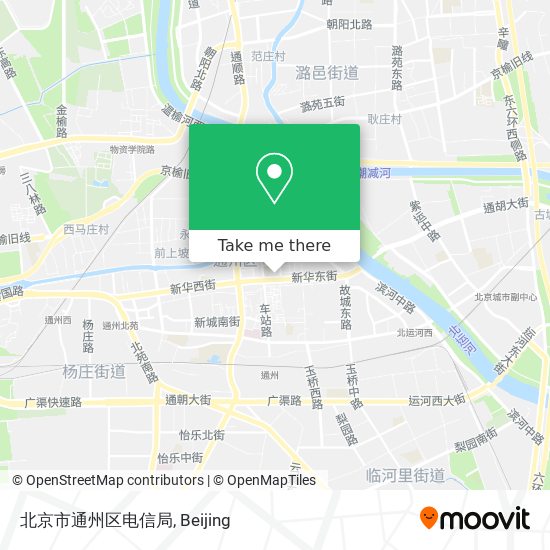 北京市通州区电信局 map