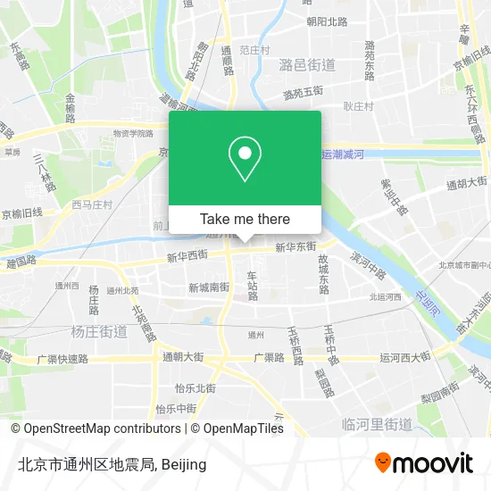 北京市通州区地震局 map