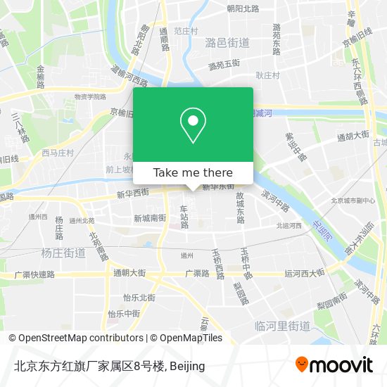 北京东方红旗厂家属区8号楼 map