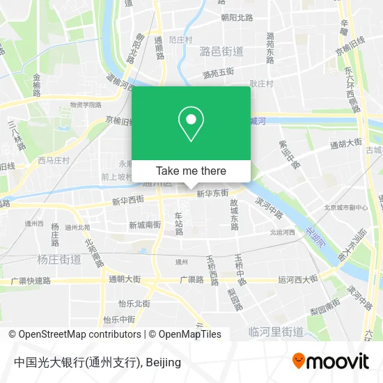 中国光大银行(通州支行) map