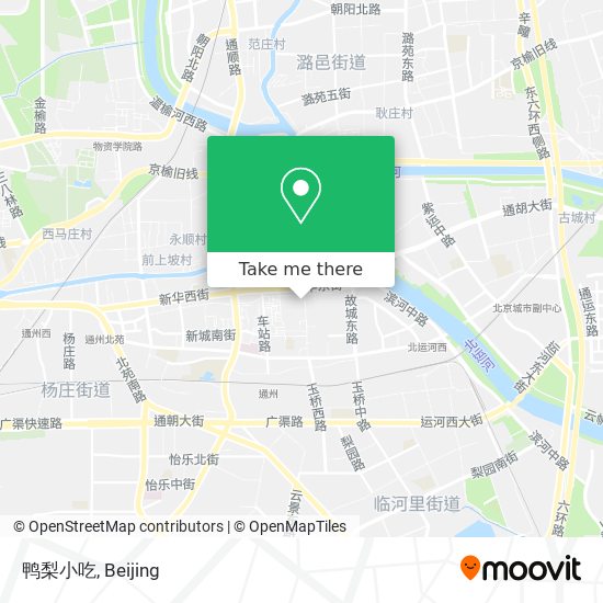 鸭梨小吃 map