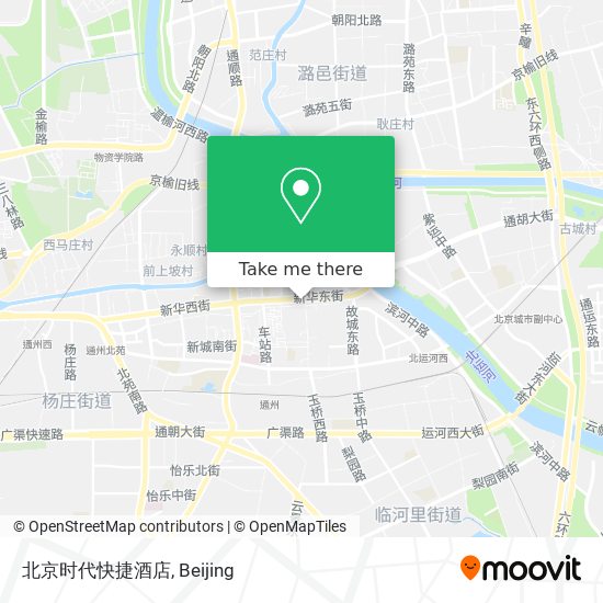 北京时代快捷酒店 map