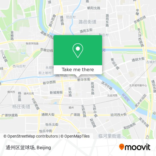 通州区篮球场 map