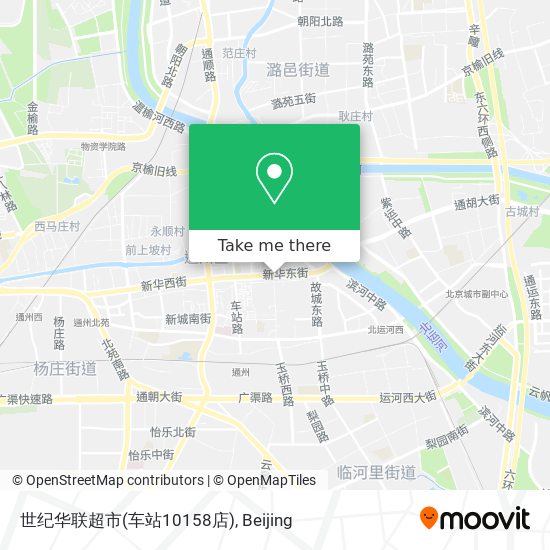 世纪华联超市(车站10158店) map