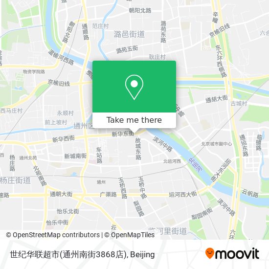 世纪华联超市(通州南街3868店) map