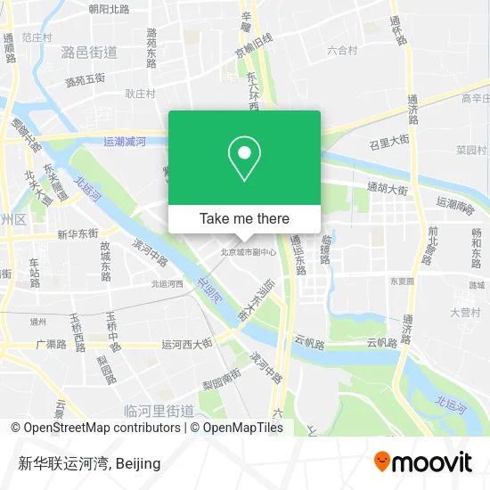 新华联运河湾 map