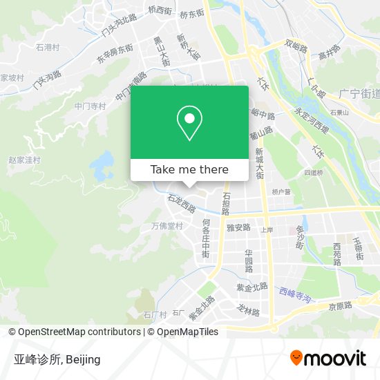亚峰诊所 map