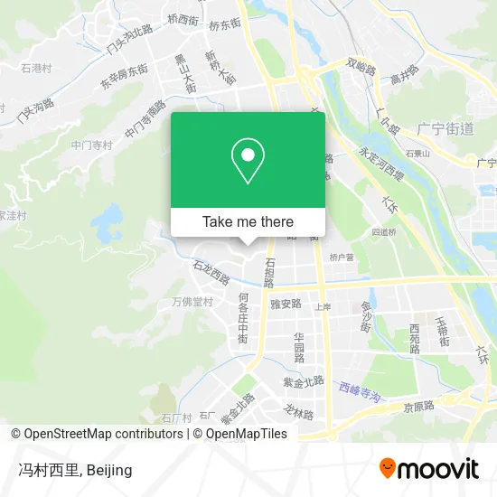 冯村西里 map
