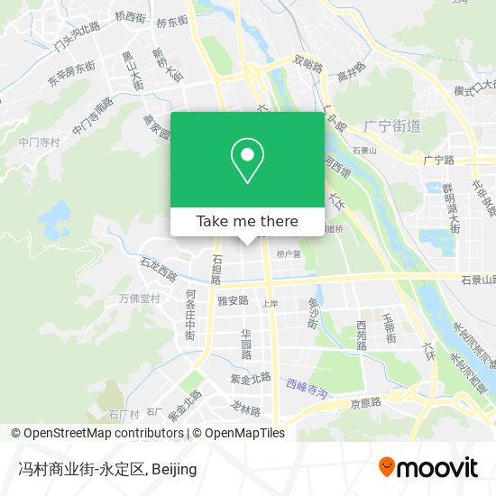 冯村商业街-永定区 map