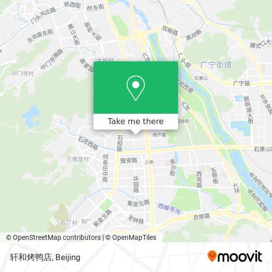 轩和烤鸭店 map