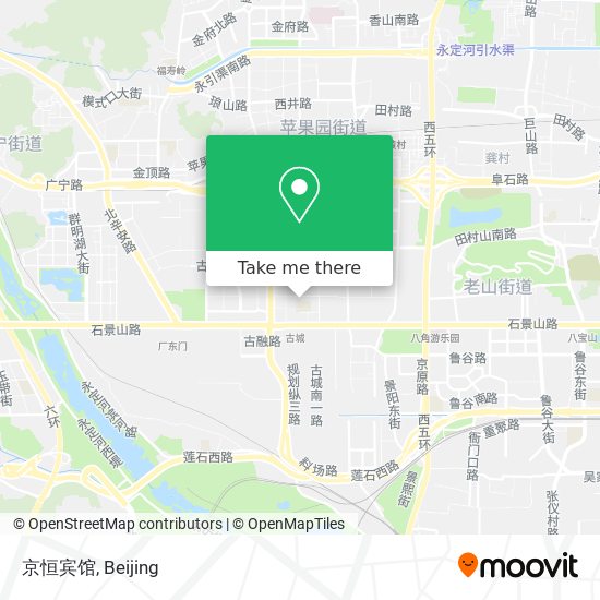京恒宾馆 map