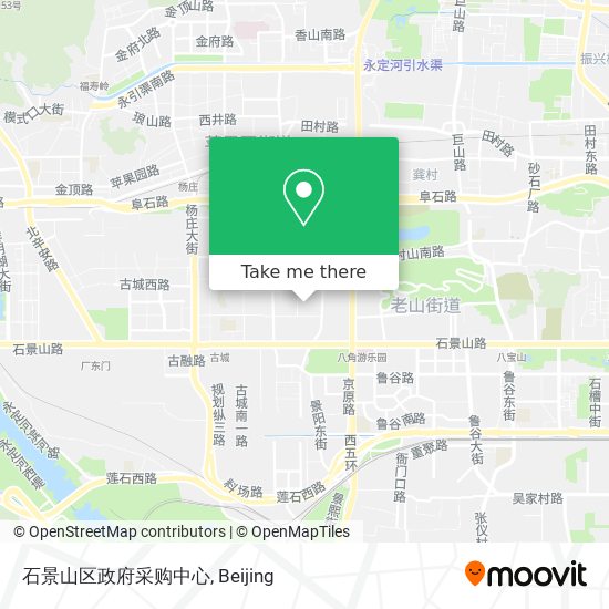 石景山区政府采购中心 map