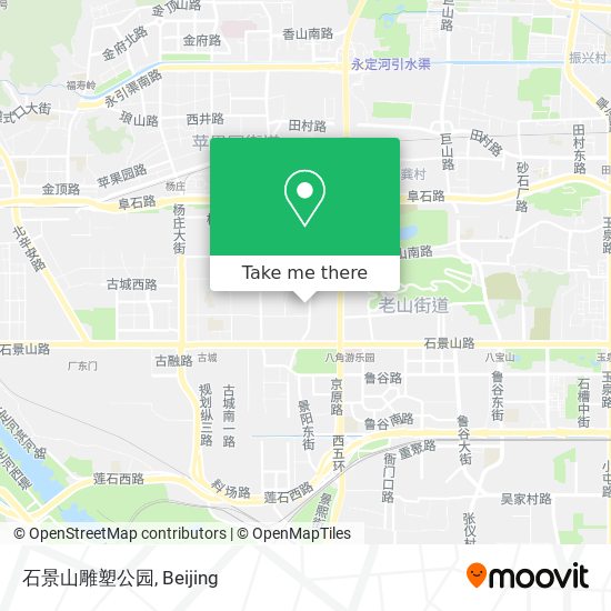 石景山雕塑公园 map