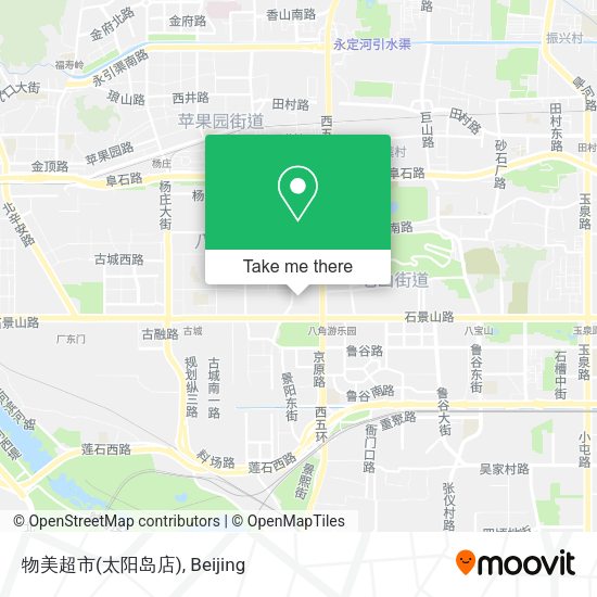 物美超市(太阳岛店) map
