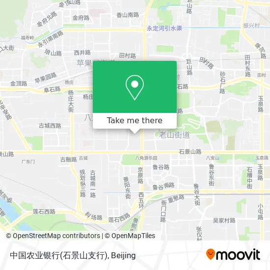 中国农业银行(石景山支行) map