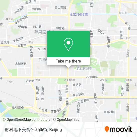 融科地下美食休闲商街 map