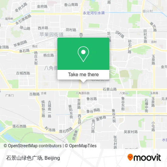 石景山绿色广场 map
