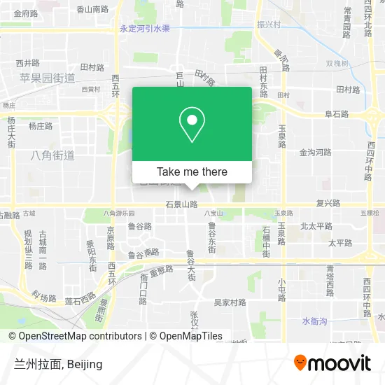 兰州拉面 map