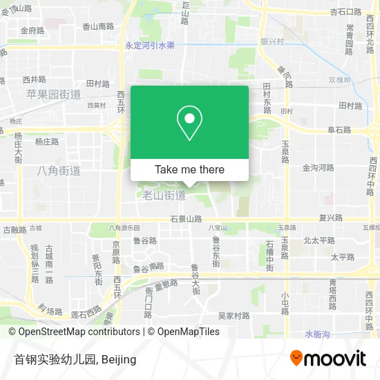 首钢实验幼儿园 map