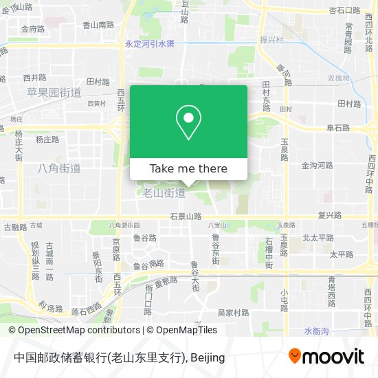 中国邮政储蓄银行(老山东里支行) map