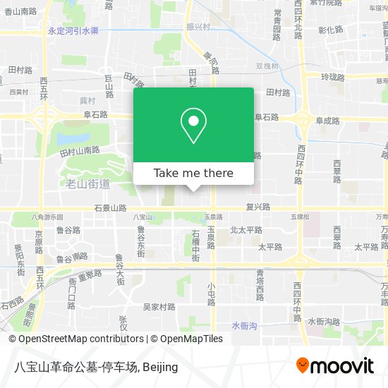 八宝山革命公墓-停车场 map