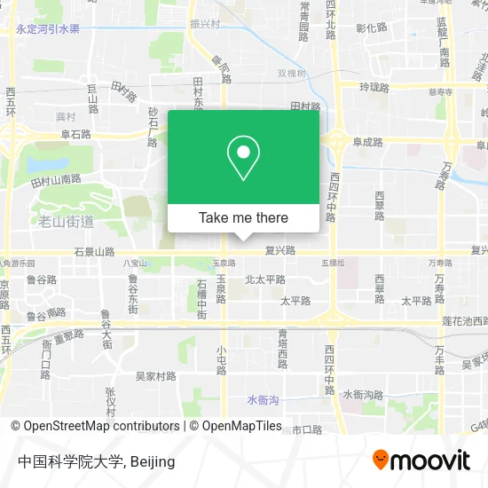 中国科学院大学 map