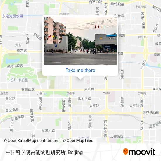 中国科学院高能物理研究所 map