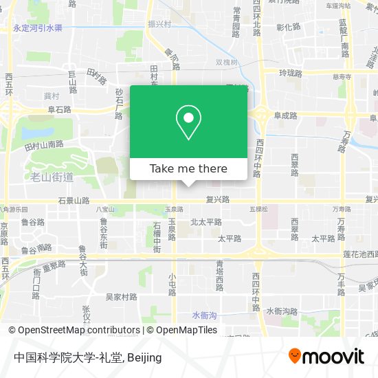 中国科学院大学-礼堂 map