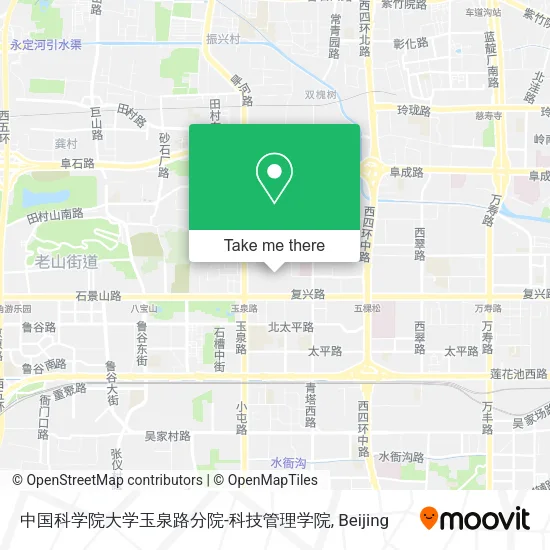 中国科学院大学玉泉路分院-科技管理学院 map