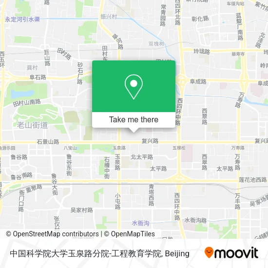 中国科学院大学玉泉路分院-工程教育学院 map