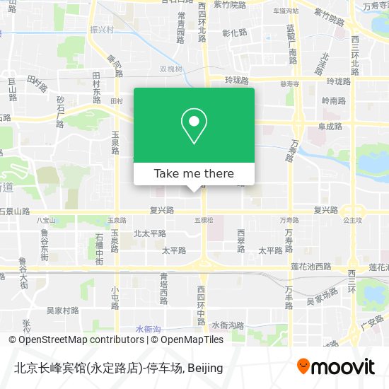 北京长峰宾馆(永定路店)-停车场 map