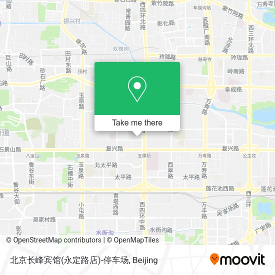 北京长峰宾馆(永定路店)-停车场 map