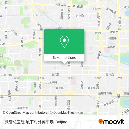 武警总医院-地下对外停车场 map