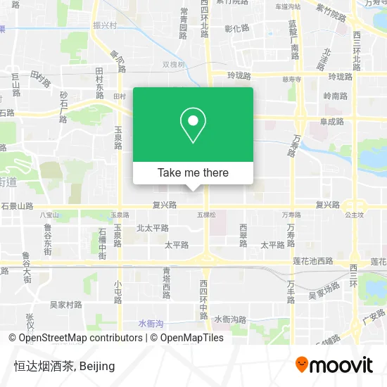 恒达烟酒茶 map