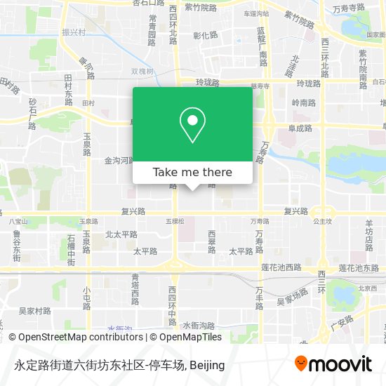 永定路街道六街坊东社区-停车场 map