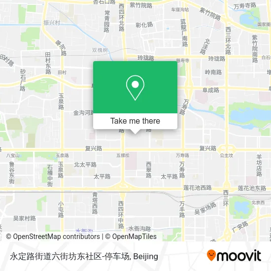 永定路街道六街坊东社区-停车场 map