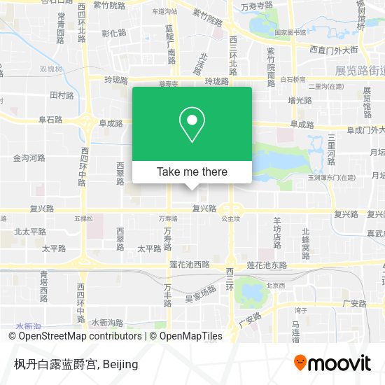枫丹白露蓝爵宫 map