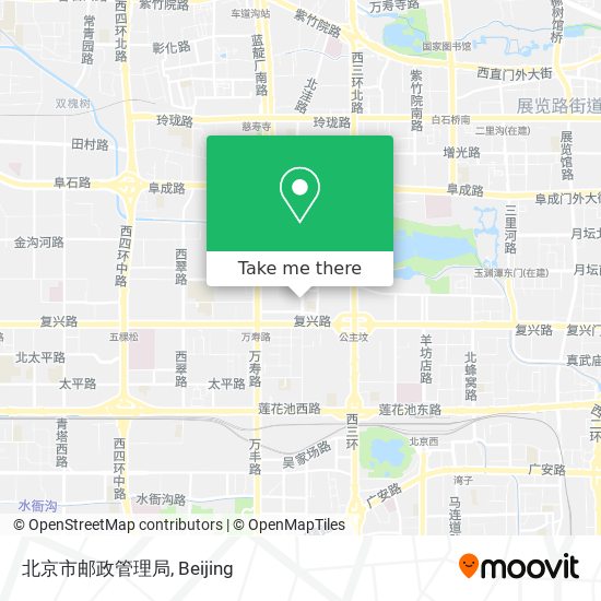北京市邮政管理局 map