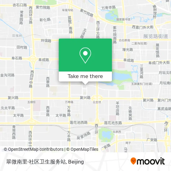 翠微南里-社区卫生服务站 map