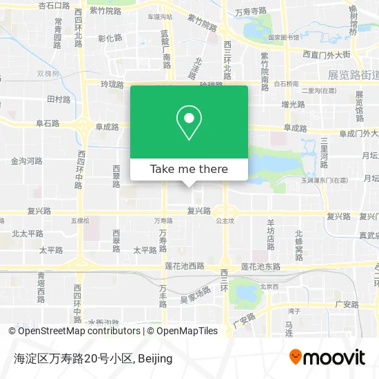 海淀区万寿路20号小区 map