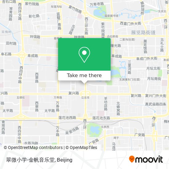 翠微小学-金帆音乐堂 map