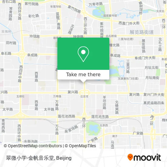 翠微小学-金帆音乐堂 map