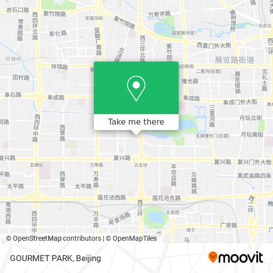GOURMET PARK map