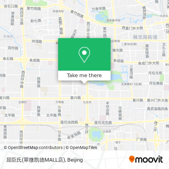 屈臣氏(翠微凯德MALL店) map