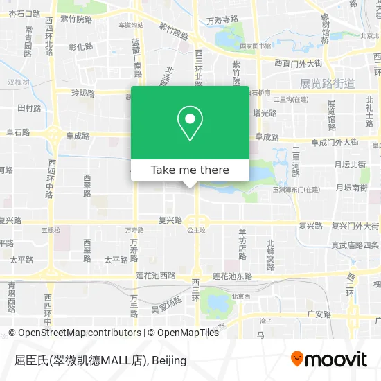 屈臣氏(翠微凯德MALL店) map