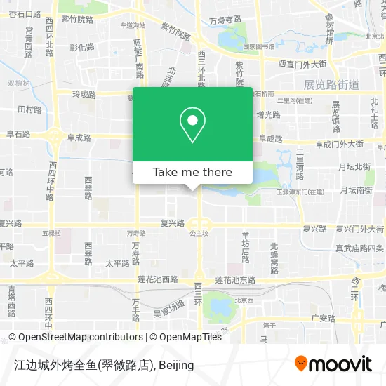 江边城外烤全鱼(翠微路店) map