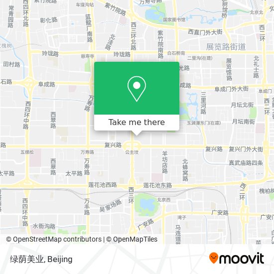 绿荫美业 map