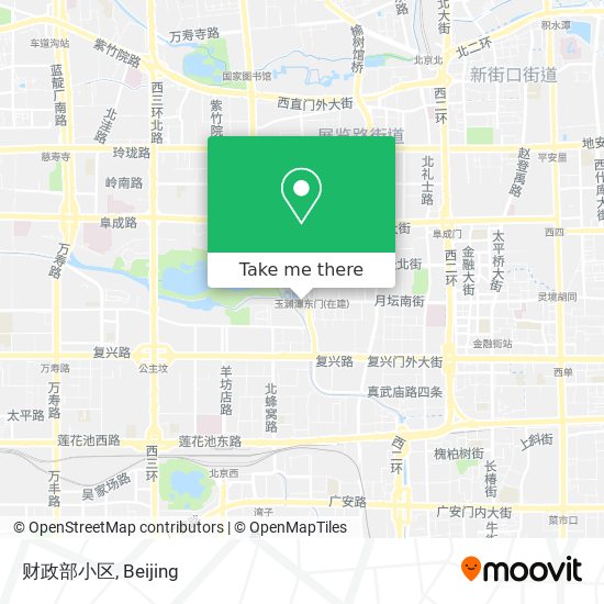 财政部小区 map